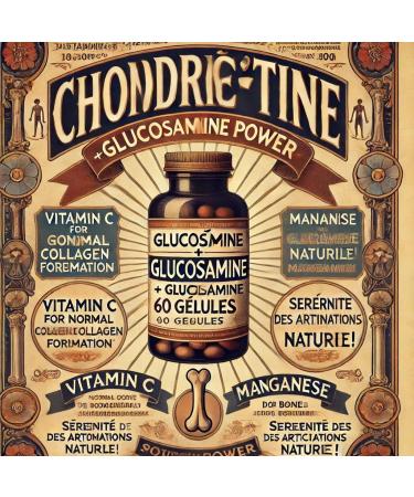 NAKURU | Chondroitin + Glucosamine | Power Range | Made in France | Natural Joint Serenity! (60 Capsules of 640 mg / Net Weight: 38.3 g) - Buy Online on GoSupps.com