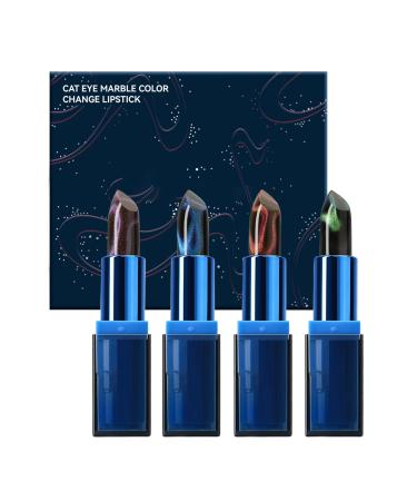 Zunishaone Shade-Changing Lip Balm | 4-in-1 Pigmented Tinted Lip Balm Lightweight Moisturizer for Women All Skin Tones