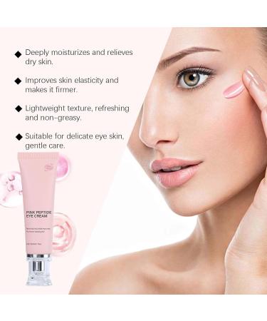 PDRN Pink Peptide Eye Serum Hydrating & Firming Under Eye Cream for Dark Circles & Puffiness - Anti-Aging Treatment with Retinol Reduces Fine Lines Wrinkles Bags and Uneven Skin Tone (2pc) - Buy Online on GoSupps.com