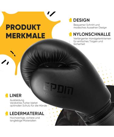 Boxing Gloves for Men & Women - 12oz Training Gloves for Boxing Kickboxing MMA & Combat Sports - Buy Online on GoSupps.com