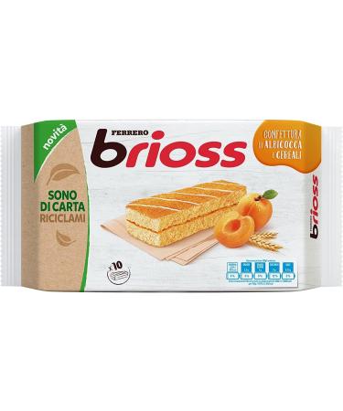  Italian Gourmet E.R. Ferrero Brioss Albicocca Pack of 6 Apricot Cakes Apricot 280g Italian Gourmet Chocolate Pulp 400g - Buy Online on GoSupps.com