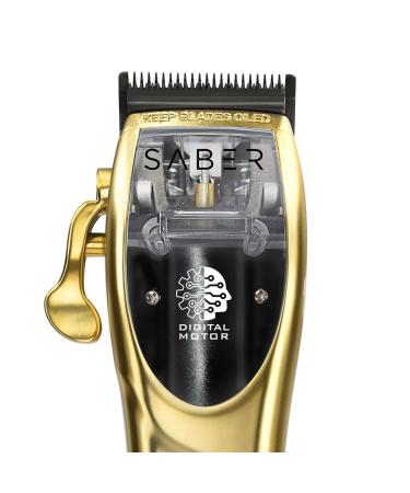 Shop StyleCraft Saber & Saber II Professional Cordless Hair Clipper - Full Metal Body High-Torque Brushless Motor - Brushed Gold - International Shipping Available - Buy Online on GoSupps.com