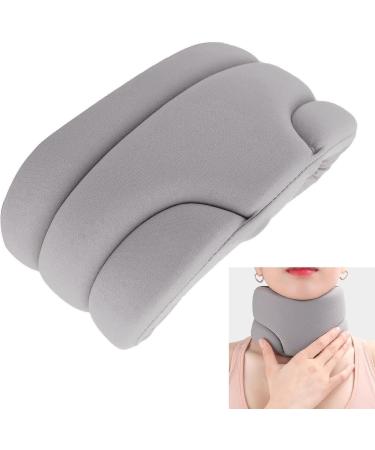Adjustable Cervical Collar Soft Neck Brace with Breathable Fabric Ergonomic Design Lightweight Portable for Traveling Men Women Relieves Neck Discomfort (Grey) - Buy Online on GoSupps.com