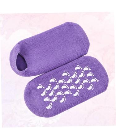minkissy 1 Pair Purple Socks Slip Proof Socks Spa Cotton Socks Moisturizing Socks Women's Pumps Women's Socks & Hosiery Gel Socks Moisturizing Cotton Socks Spa Socks Whitening Cotton Sock - Buy Online on GoSupps.com