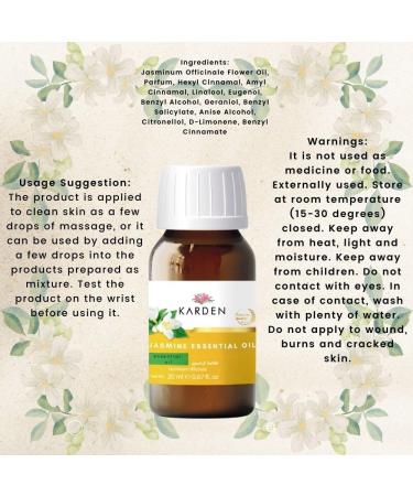 Jasmine Essential Oil - Tisan Karden - 40 ml (2 Boxes) - Premium Quality & International Shipping - Buy Online on GoSupps.com