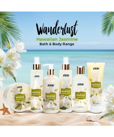 Nykaa Naturals Wanderlust Body Butter - Hawaiian Jasmine - Vegan Cruelty-Free - Enriched with Shea Cocoa Butter & Almond Oil - 6.7 oz - International Shipping Available - Buy Online on GoSupps.com
