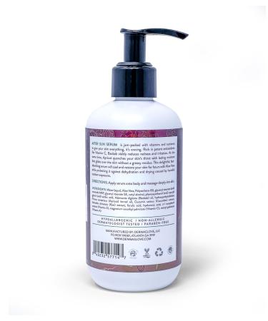 After Sun Body Serum - All Natural Aloe Vera & Baobab - Sunburn Relief Healing & Moisturizing - 8 oz - International Shipping Available - Buy Online on GoSupps.com