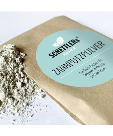 SCHETTLER's Toothpaste Powder - Natural Dental Care | 30g Kraft Refill Bag | Eco-Friendly Oral Hygiene - Buy Online on GoSupps.com