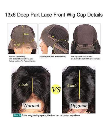 Buy Bghjue 16x4 Long Black Brown Ombre Synthetic Lace Frontal Wig - 22in Cosplay Hair for Women - Buy Online on GoSupps.com