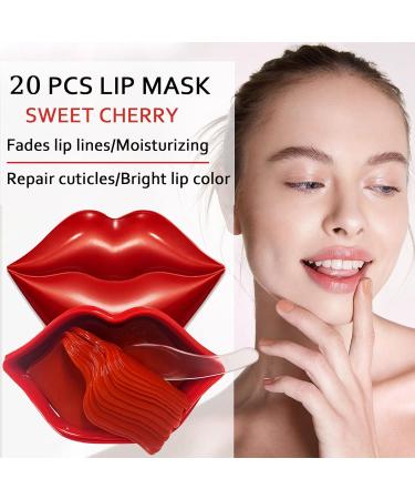 Shop Charm Kiss 20Pcs Moisturizing Lip Mask | Red Lip Care for Plump Nourished Lips - Buy Online on GoSupps.com
