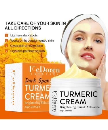 Premium Turmeric Facial Cream | Anti-Aging Moisturizer for All Skin Types | Radiant Glow with Vitamin E & Aloe Vera - Buy Online on GoSupps.com