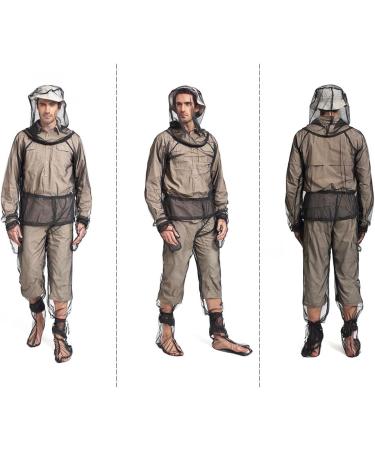 Aomiun Mosquito Suit for Men & Women | Summer Wear Jacket Mitts Pants & Socks - Ultra Fine Mesh for Hiking Fishing & Camping - International Shipping Available - Buy Online on GoSupps.com