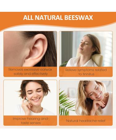 24 Piece Beeswax Ear Candles for Natural Ear Wax Removal - Ear Candling Kit for Adults - Buy Online on GoSupps.com