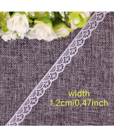 30 Yards White Lace Ribbon - Wedding Decoration, Gift Wrapping, Dress Sewing - Style 1 - Buy Online on GoSupps.com