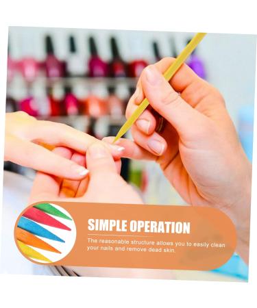Beaupretty Nail Orange Stick Manicure Rod Nail Cuticle Multipurpose Tool Nail Polish Remover Cuticle Pusher Wooden Orange Wood Cuticle Sticks Wooden Nail Pusher Birch Cleaning Stick Wood - Buy Online on GoSupps.com