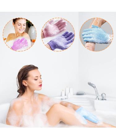 30 Pcs Exfoliating Gloves for Shower - 15 Colors Body Exfoliator Glove with Hanging Loop for Deep Scrubbing - Bath, Spa, Face, and Hand Scrubber for Men and Women by Aisuly - Buy Online on GoSupps.com