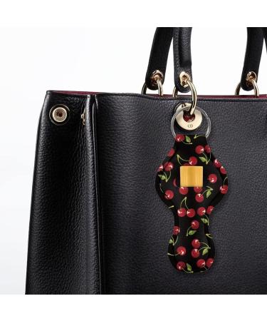 Poceacles Women's and Girls' Keychain - Lipstick - Glossy Lip Balm - Neoprene Pouch - Wrist Strap Black Cherry - Buy Online on GoSupps.com