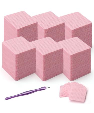 APOMOONS 1200 Pcs Cellular Cotton with Cuticle Clipper Nail Zebra Roller Fluffy Cotton Gel Nail Remover No Remover