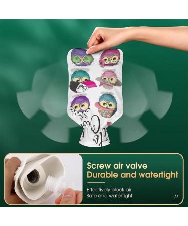 Hot Water Bottle with Lid - Owl Pattern Rubber Hot Water Bag for Pain Relief Cramps & Foot Warmer | Hot & Cold Therapy - Buy Online on GoSupps.com