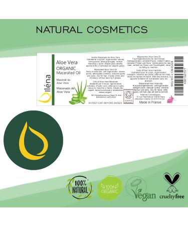 Pure Aloe Vera Macerated Oil Natural Body Face & Hair Moisturizing Oil for Massage | 100ml - Buy Online on GoSupps.com