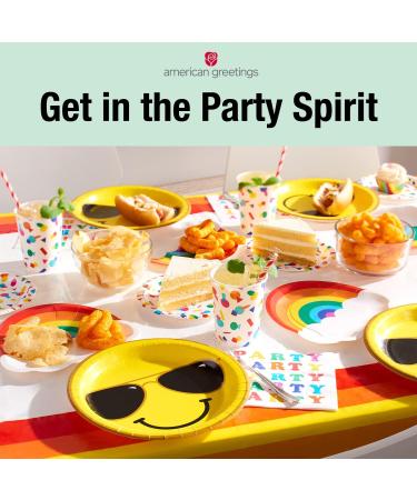 American Greetings Rainbow Party Supplies for Birthdays  Easter  Mother's Day  Father's Day  Graduation and All Occasions  Multicolor Paper Dinner Plates (50-Count) - Buy Online on GoSupps.com