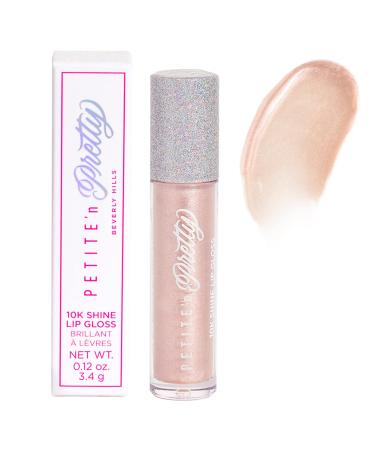 Petite 'N Pretty - 10K Shine Lip Gloss for Kids  Children  Tweens and Teens - High Shine and Lighweight - Non Toxic and Made in the USA (Glow Down)