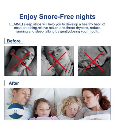 Sleep Aid Strips - Promote Nose Breathing, Reduce Snoring & Mouth Breathing - 90 PCS - Buy Online on GoSupps.com