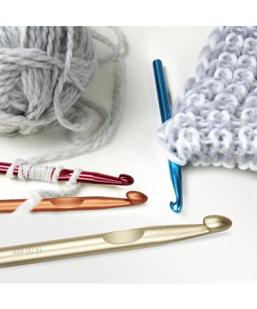 Coopay 7pcs Large Metal Crochet Hook Set - Chunky Crochet Needles for Blankets & Rugs - Ideal Giant Crochet Kit - Aluminum Hooks 15mm to 6.5mm - Buy Online on GoSupps.com
