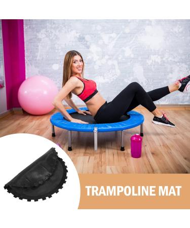 ABOOFAN Trampoline Replacement Jumping Mat Trampoline Round Mat Trampoline Accessory Black 75X75X0.2CM - Buy Online on GoSupps.com