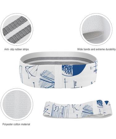 Buy Resistance Bands - Stretch & Flex with Premium Exercise Bands Featuring Blue Lines | International Shipping - Buy Online on GoSupps.com