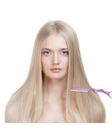 12 Piece Hair Styling Thinning Razor Set with 2 Hair Cutting Razors and 10 Replacement Blades - Ideal for Salon or Home Use - Pink - Buy Online on GoSupps.com