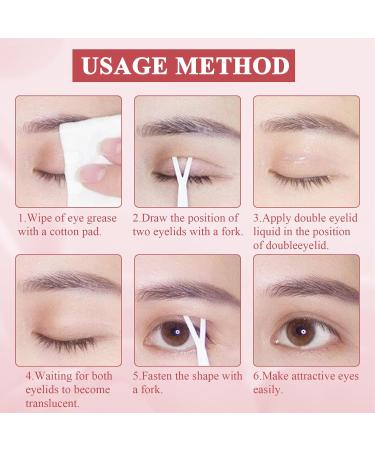 Double Eyelid Styling Cream Natural Invisible Waterproof Long Lasting Double Eyelid Shaping Cream with Y Stick for Girls Women Beauty Tools Double-Fold Eyelid Styling Cream - Buy Online on GoSupps.com