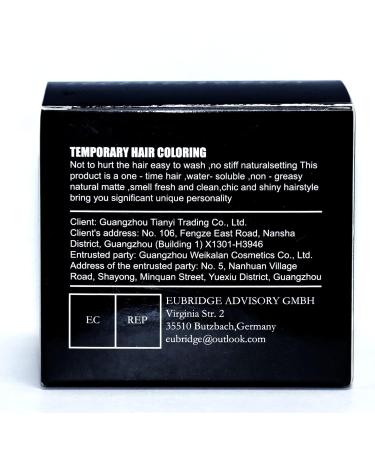 Buy Hair Color Wax - Temporary Brown Pomade for Unisex Fashion & Cosplay | Washable DIY Hair Styling - Buy Online on GoSupps.com