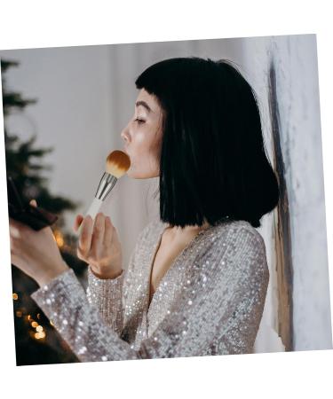 FRCOLOR Makeup Brush Foundation Brush Concealers Brush Synthetic Foundation Brush Highlighter Brush Blending Face Brush Eyeshadow Concealer Brush Cosmetic White Wooden Handle - Buy Online on GoSupps.com