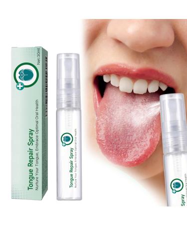Spray Buccal Protection Spray de R paration de Langue Spray De Soulagement de Langue Langue Spray pour Mauvaise Haleine Spray Rafra chissant pour L'haleine Spray R paration Langue