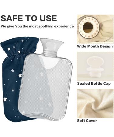 Bright Star 2L Hot Water Bottle - BPA-Free Large Bag for Pain Relief & Hot/Cold Therapy - Buy Online on GoSupps.com
