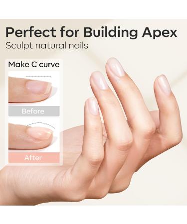 Modelones 8-in-1 Builder Gel for Gel Nails - Strengthener & Nail Extension UV Gel - Clear Nail Repair Base Coat - Nail Art Manicure Kit (2 pcs) - Buy Online on GoSupps.com