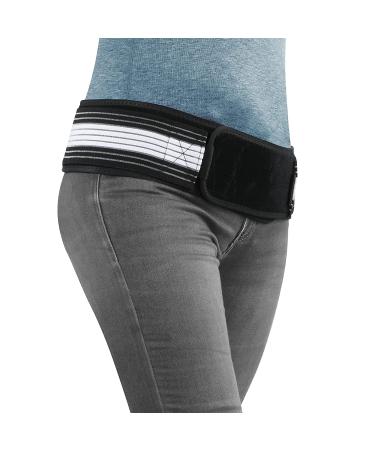 REAQER Sacroiliac SI Hip Belt - Pain Relief Support Brace for Sciatica, Lower Back, and Pelvic Pain - Stabilizing Compression for Men and Women - Buy Online on GoSupps.com