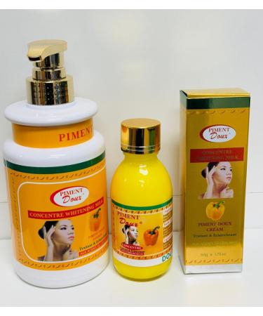 Diadia White Cosmetics Handmade Skin Glowing Set with Body Lotion Face Cream Skin-Enhancing Soap & Natural Products for Radiant Skin Body and Face Skincare Solution 3-in-1 - Buy Online on GoSupps.com