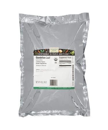 Frontier Organic Dandelion Leaf Cut & Sifted 16 oz - Natural Herbal Supplement - Buy Online on GoSupps.com