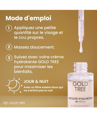 GOLD TREE 4D Hyaluronic Acid Serum. Face Serum For Women 30ml. Niacinamide Firming Serum For All Skin Types. Anti-Aging Serum That Regenerates And Repairs The Skin. Skincare Face Serum - Buy Online on GoSupps.com