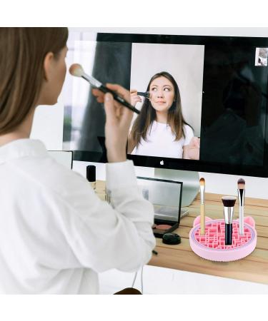 Silicone Makeup Brush Cleaning Mat & Drying Rack - 2 in 1 Cartoon Cat Holder for Beauty Tools - International Shipping - Buy Online on GoSupps.com
