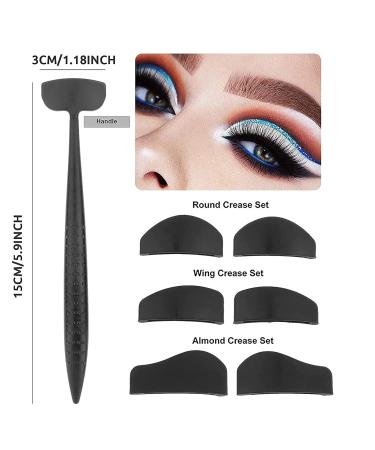 Elder Shadow Folding Liner Set | 6-in-1 Silicone Eyeshadow Stamp | Reusable Applicator for Fast Eye Makeup | Perfect for Beginners & Creative Artists - Buy Online on GoSupps.com