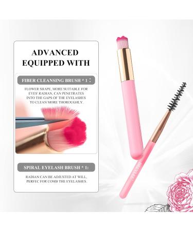 Breylee Eyelash Shampoo for Extensions - 60ml | Professional Eyelash Care with 2 Mascara Brushes - Salon & Home Use - Buy Online on GoSupps.com