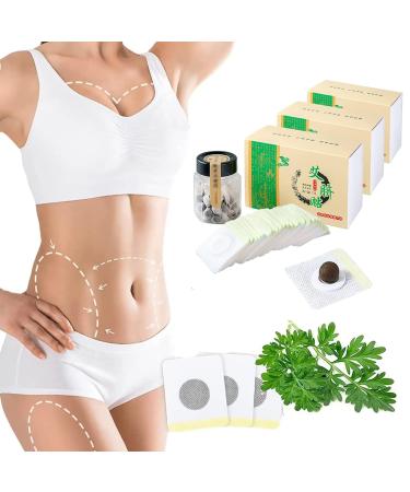 90 pieces Mugwort navel sticker natural Herbal Belly Sticker detox pavement mugwort navel sticker for beer belly belly fat waist bucket waist 90PCs - Buy Online on GoSupps.com
