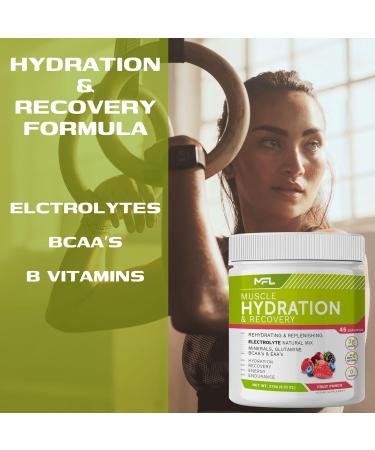 Hydration & Electrolyte Recovery Mix - 0 Sugar Amino Blend 45 Servings (Fruit Punch) - Shop Internationally - Buy Online on GoSupps.com
