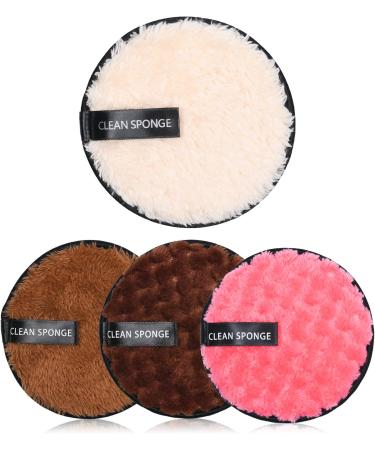 URAQT Makeup Remover Pads 4 Pack Reusable Make Up Pads Large Double-sided Face Pads Washable Facial Cleansing Cotton Pads Microfibre Face Cleansing Cloths for Face & Eyes Suits All Skin Types - Buy Online on GoSupps.com