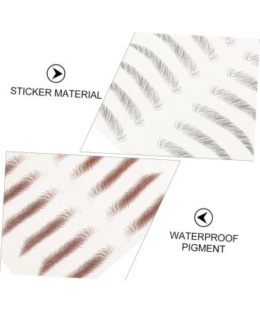 Beavorty Eyebrow Sticker 3d Eyebrows Stickers 16 Pcs Hair-like s Fake Eyebrows Makeup Stickers Eyebrow Transfer Stickers Eyebrow Sticker Eyebrow Transfer Decals 1 count (Pack of 1) Assorted Colorx2pcs - Buy Online on GoSupps.com