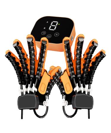 Hand Rehabilitation Robot Gloves Stroke Therapy Equipment Recovery Exercise Equipment for Arthritis Stroke Hemiplegia Patient Stroke Rehabilitation Aids left+right X-Large