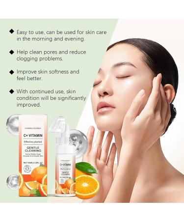 Nettoyant Moussant Visage La Vitamine C - Nettoyant Doux Hydratant Et Non Raffermissant Soin Quotidien For Une Peau clatante(1PCS) 1 g (Lot de 1) - Buy Online on GoSupps.com